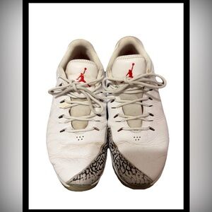 Nike White and Red Sneakers